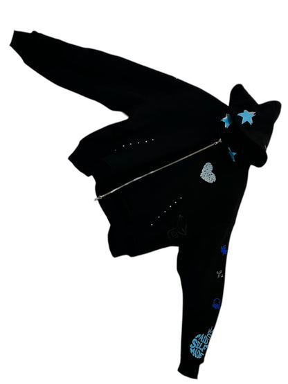 Haven Smile Hoodie – Glow Diamond Crest