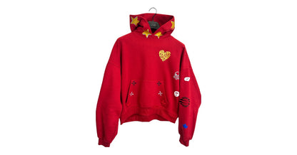 Haven Smile Hoodie – Red Gold Star
