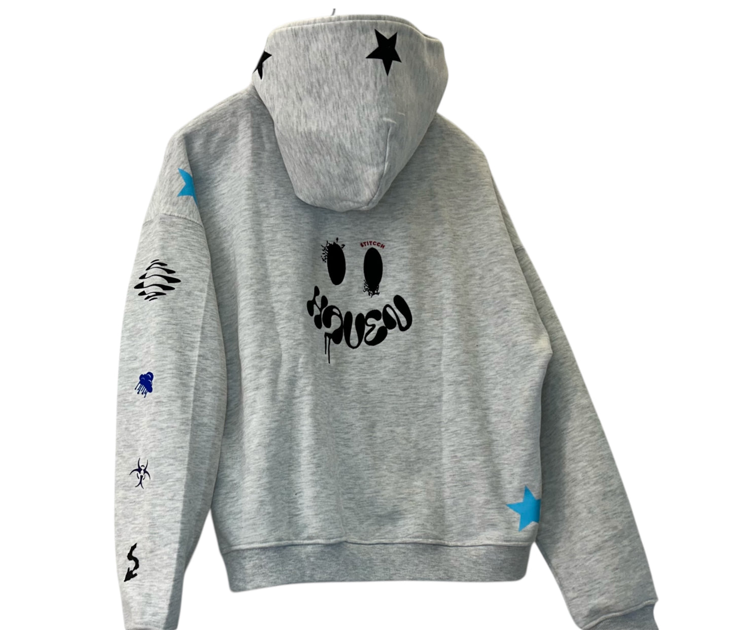 Haven Star Hoodie – Black Star Smile