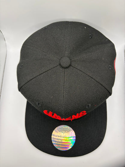 Haven Star Snapback – Black Red 3D Puff