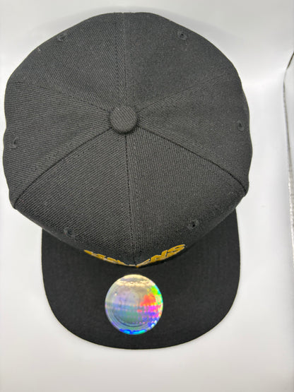 Haven Star Snapback – Black Gold Rubber