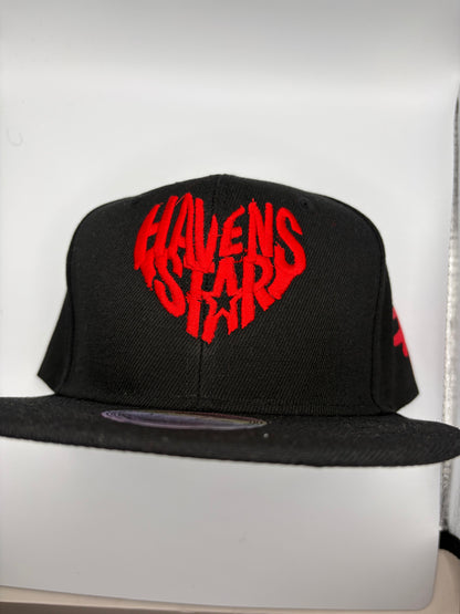 Haven Star Snapback – Black Red 3D Puff