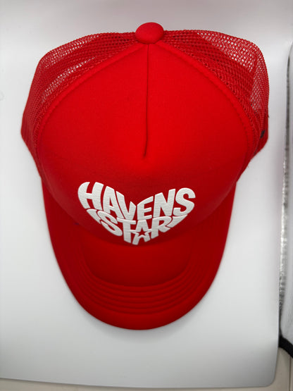Haven Star Trucker – Red & Black Rubber