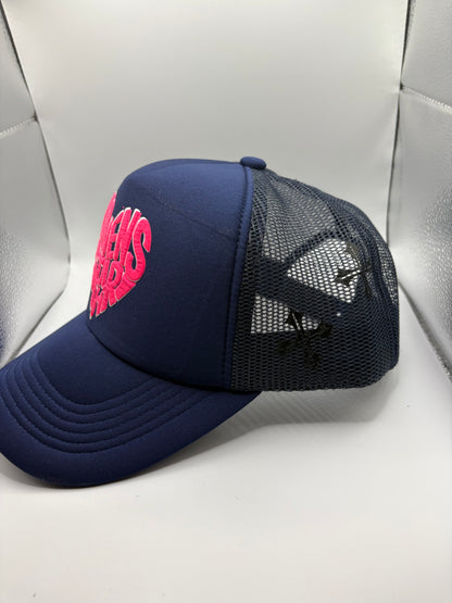 Haven Star Trucker – Blue Pink & Beige Reflector