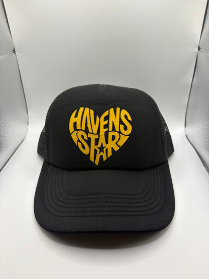 Haven Star Trucker – Black Gold & Glow