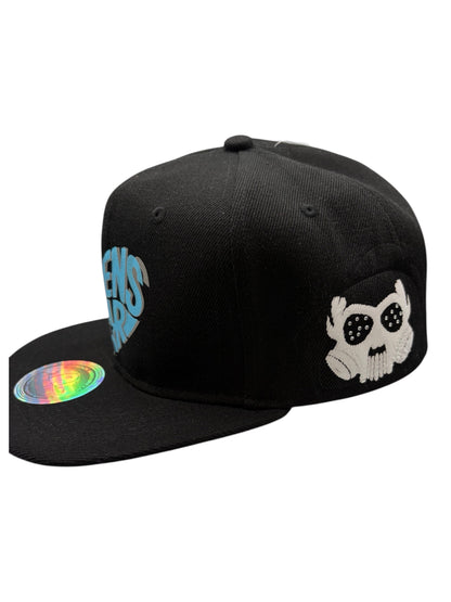 Haven Star Snapback – Black Blue Glow