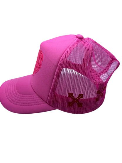 Haven Star Trucker – Pink & Blue Puff