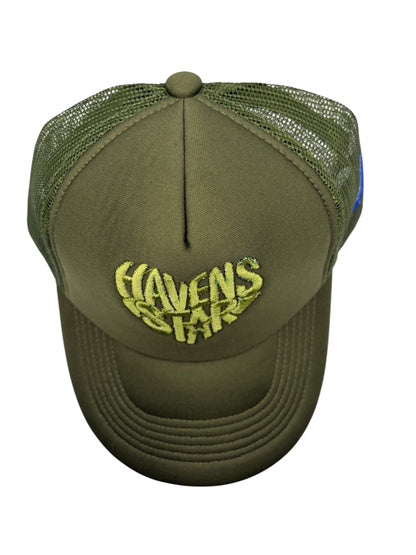Haven Star Trucker – Forest Green Puff