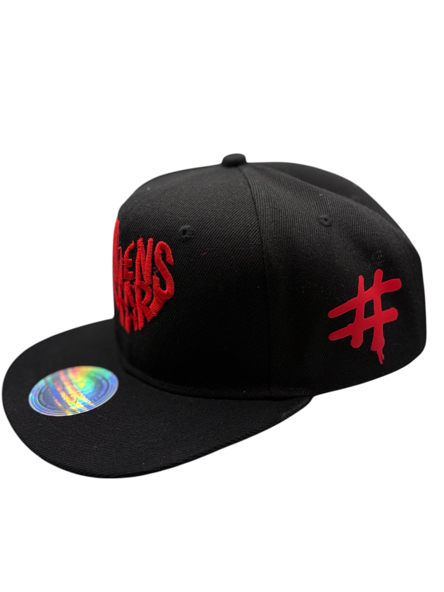 Haven Star Snapback – Black Red 3D Puff