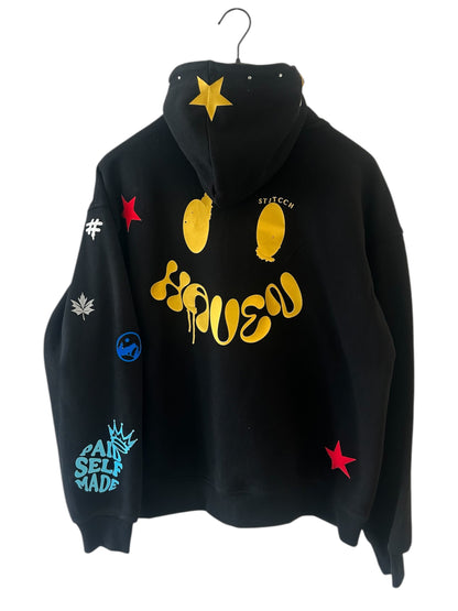 Haven Smile Tracksuit – Gold Grey Star-Glow