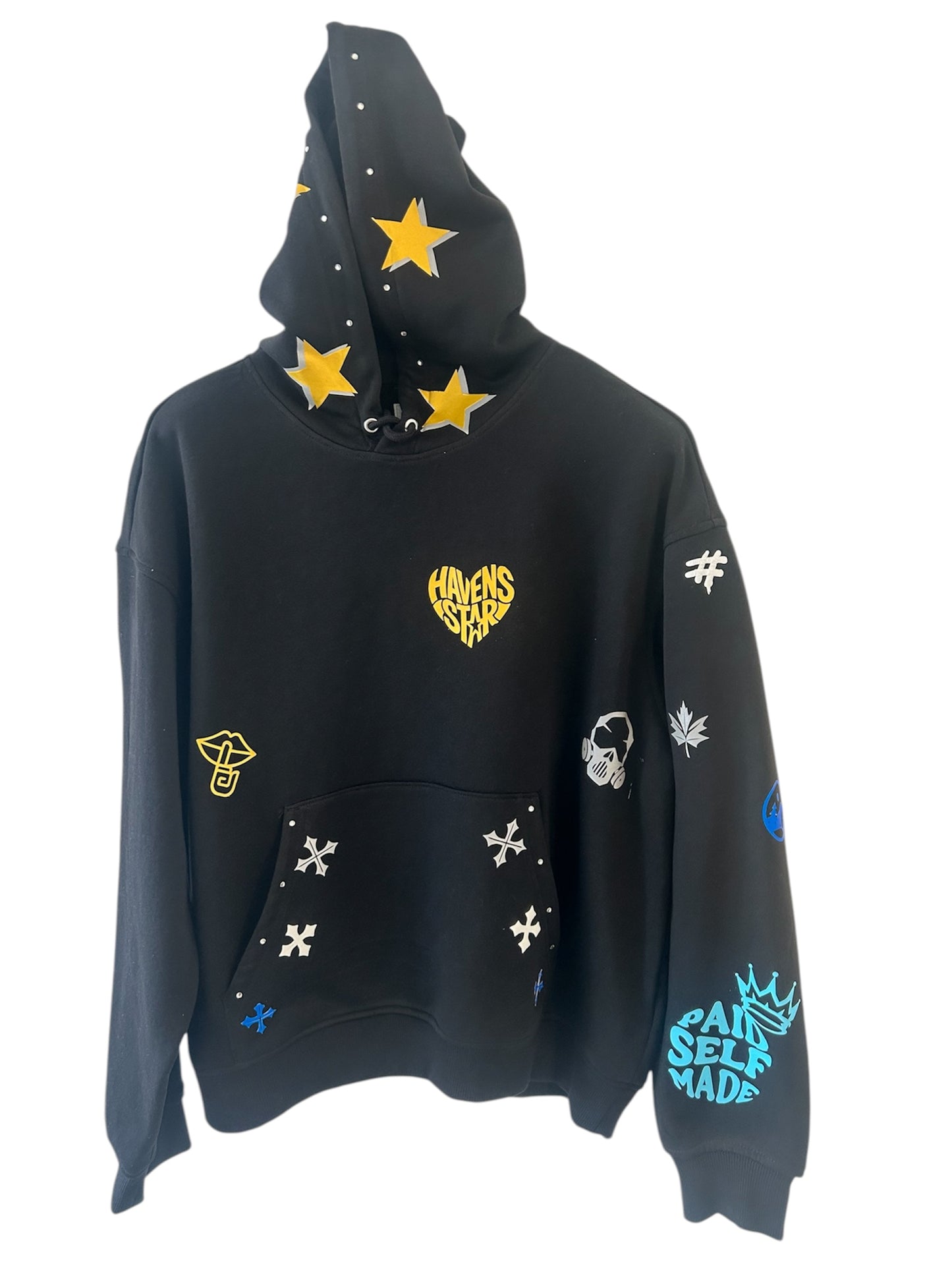 Haven Smile Tracksuit – Gold Grey Star-Glow
