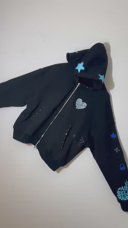Haven Smile Hoodie – Glow Diamond Crest